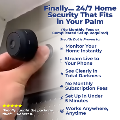 The Golf Ball-Sized Security Camera That Lets You Watch Your Home From Anywhere